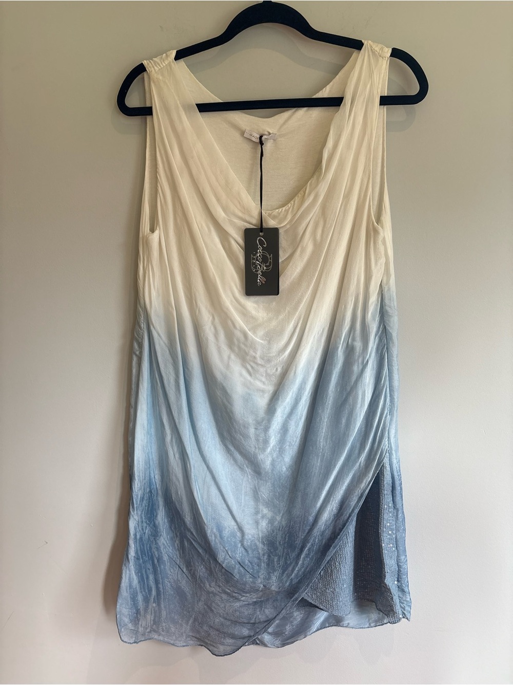 Cocco Bella 100% Silk Ombre Tunic Top NWT / Size Medium
